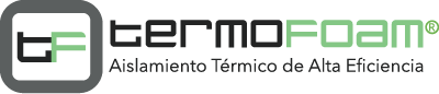 Logotipo de Termofoam, marca que distribuimos