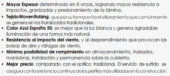 Propiedades por calibre de Luxon G+