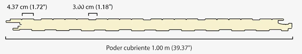 Geometría y medidas de Isoparete